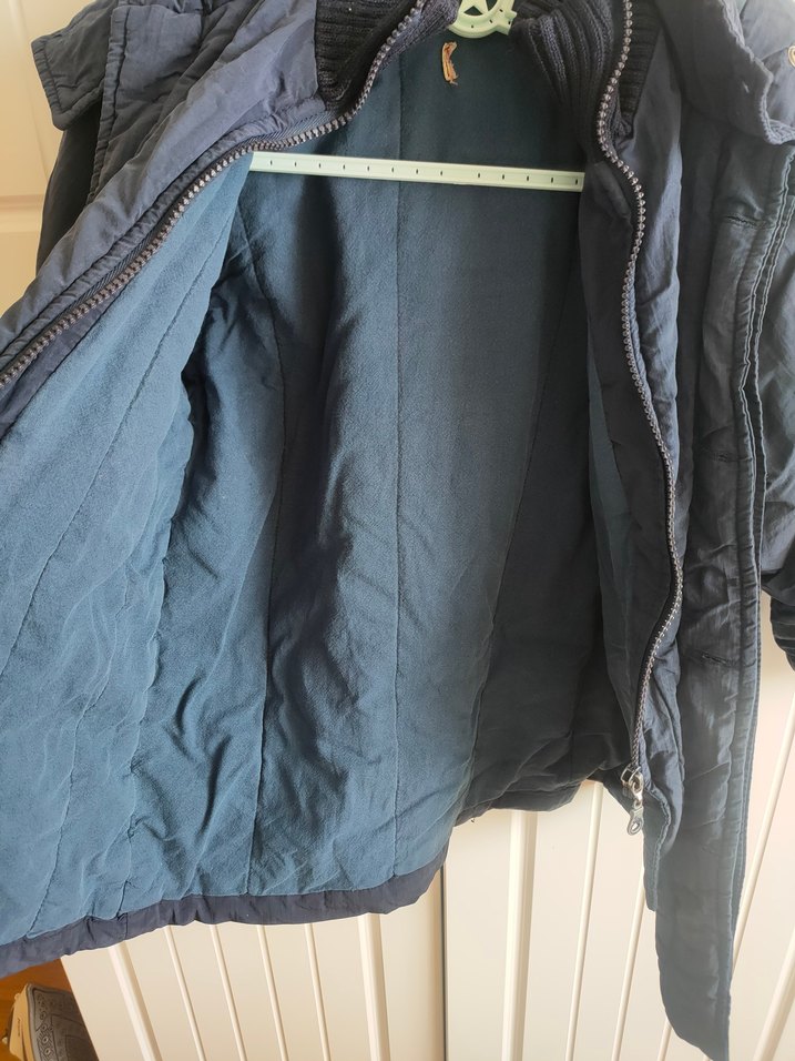 Erkek Çocuk Koyu Mavi Fermuarlı Mont - Görsel 4