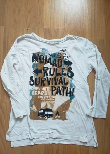 Gri Desenli Erkek Çocuk Sweatshirt - Görsel 6