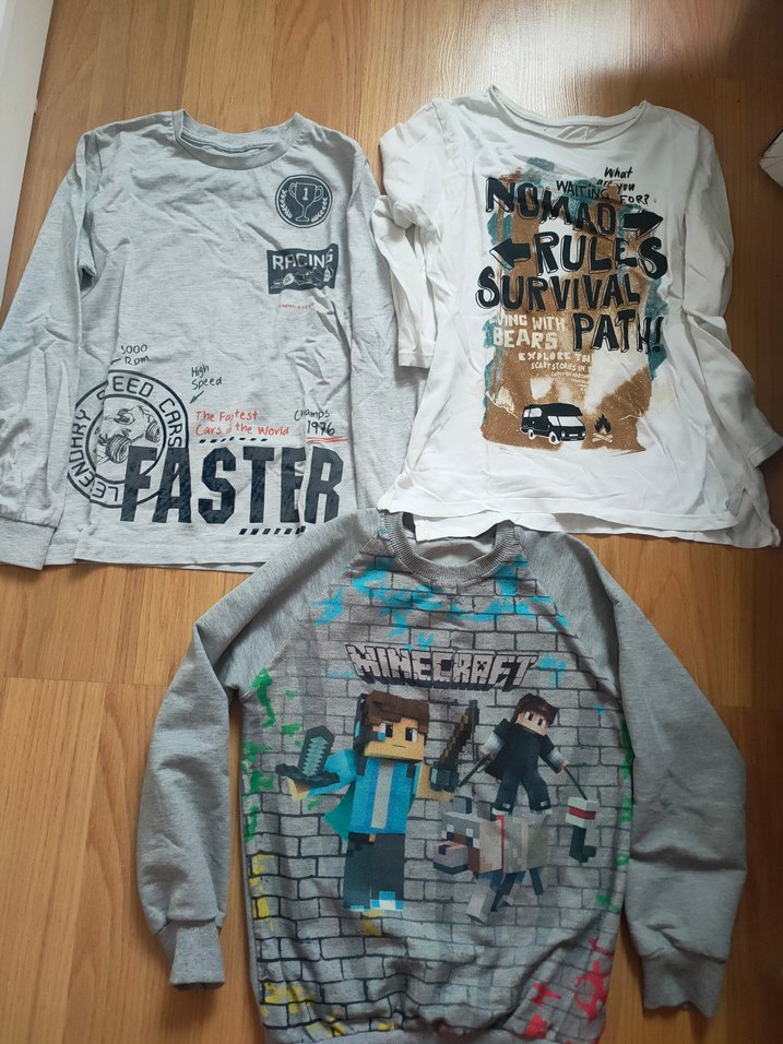 Gri Desenli Erkek Çocuk Sweatshirt - Görsel 2