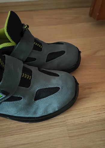 Gri Erkek Spor Sandalet Velcro Bantlı - Görsel 8
