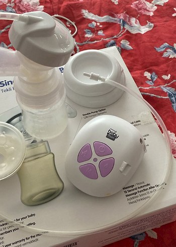 Beyaz Elektrikli Göğüs Pompası - Görsel 3