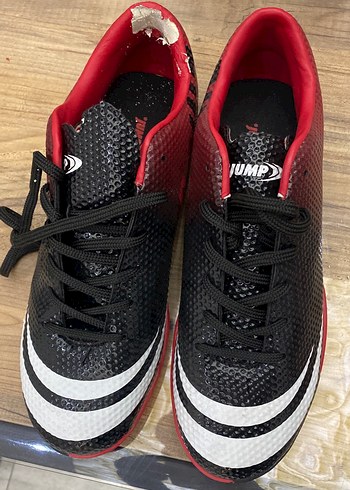 Kırmızı Yılan Desenli Erkek Futbol Ayakkabısı - Görsel 4