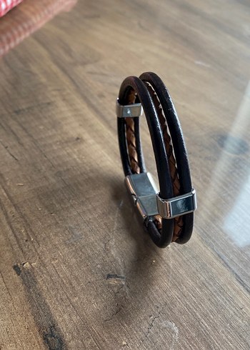 Kahverengi Erkek Bileklik - Görsel 2