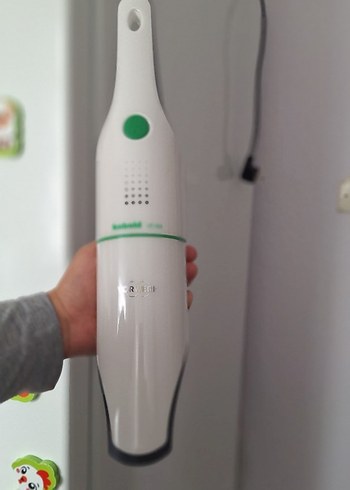 Beyaz El Tipi Mini Elektrikli Süpürge