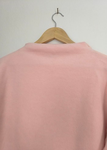 Pembe Yumuşak Dokulu Kadın kazak - Görsel 3