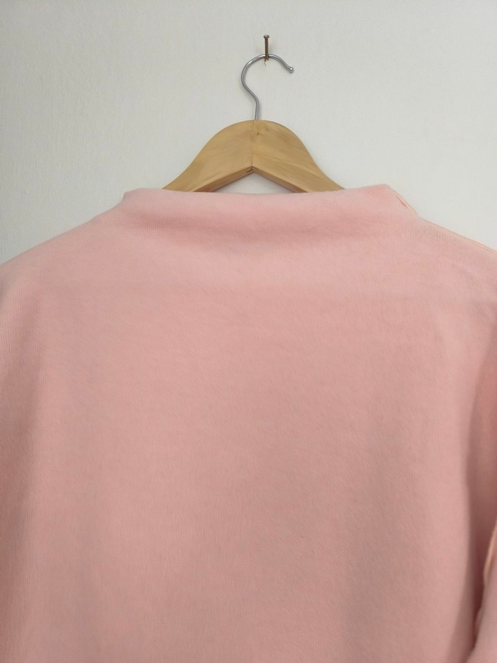 Pembe Yumuşak Dokulu Kadın kazak - Görsel 3