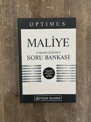Maliye Soru Bankası
