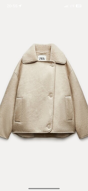 Zara astar detaylı ceket