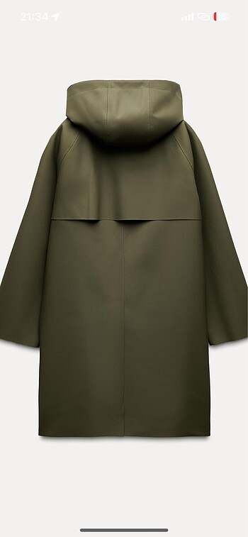 Zara kaplamalı parka - Görsel 8