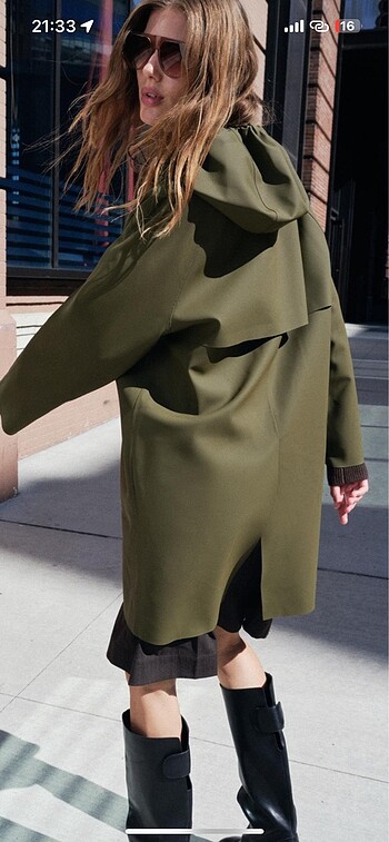 Zara kaplamalı parka - Görsel 2