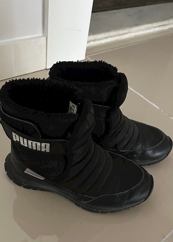 Puma Siyah Cocuk Botu