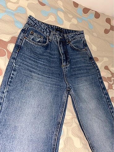 Trendyol & Milla Mavi yüksek bel straight jean
