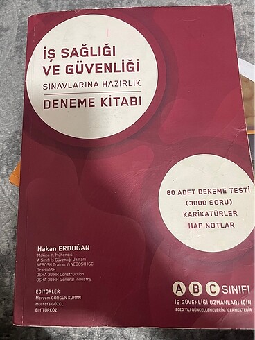 3 Kitap Seti İş Sağlığı ve Güvenliği Set