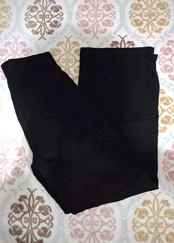 Siyah Kadın Pamuklu Pantolon - Görsel 3