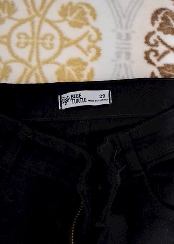 Siyah Kadın Pamuklu Pantolon - Görsel 2