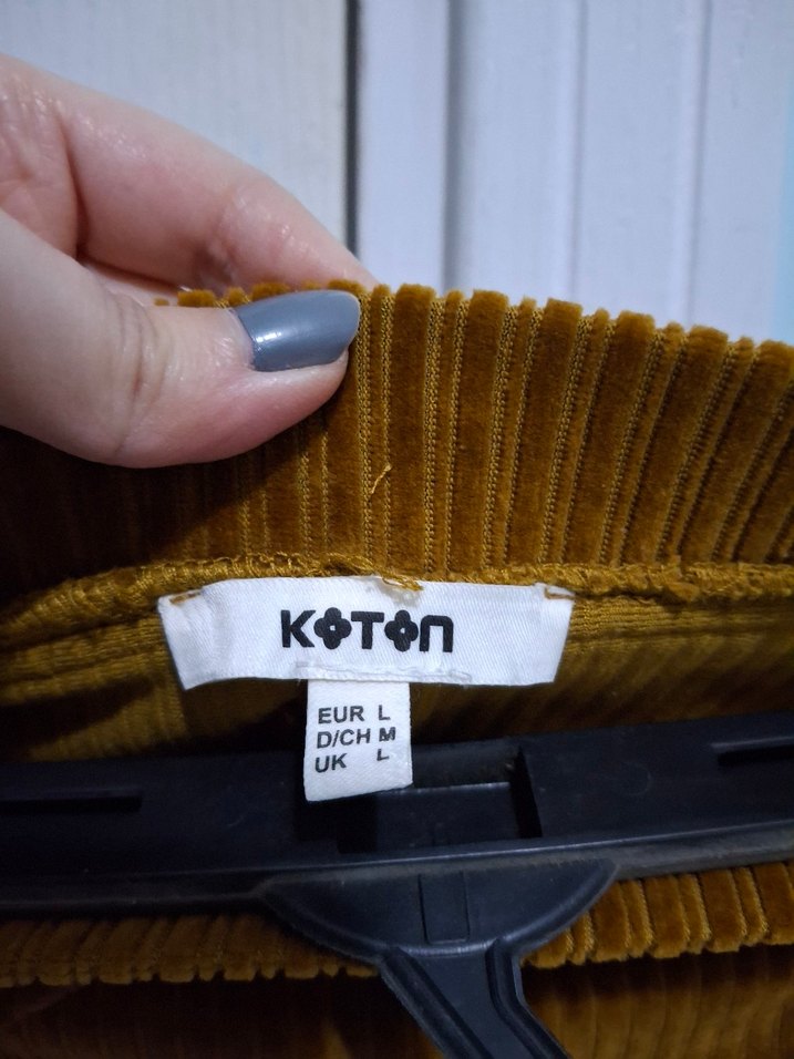 Kahverengi Kadın Süet Mini Etek - Görsel 2