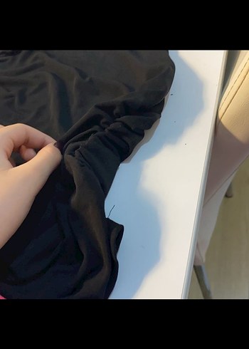 Siyah Drapeli tek kol bistiyer - Görsel 2