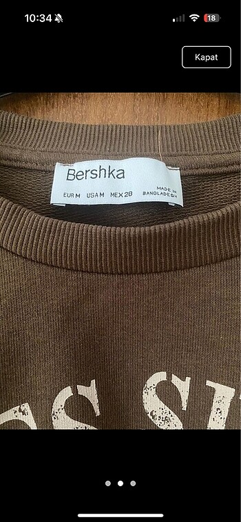 Bershka BERSHKA crop sweatshirt