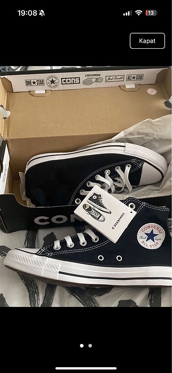 Orijinal Converse giymedi 40 numara