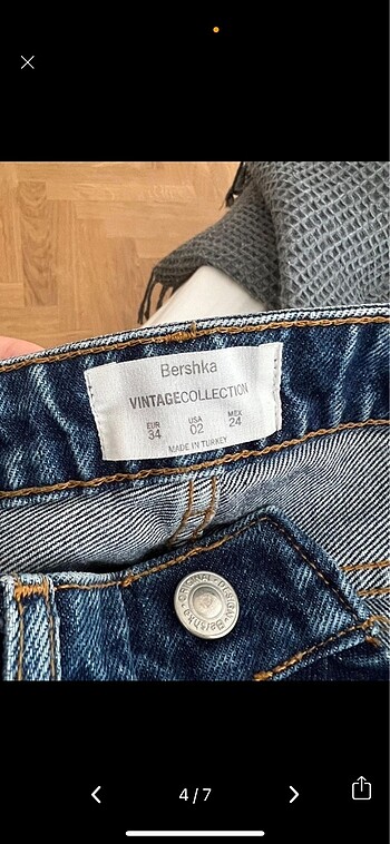 xs Beden Bershka kot şort