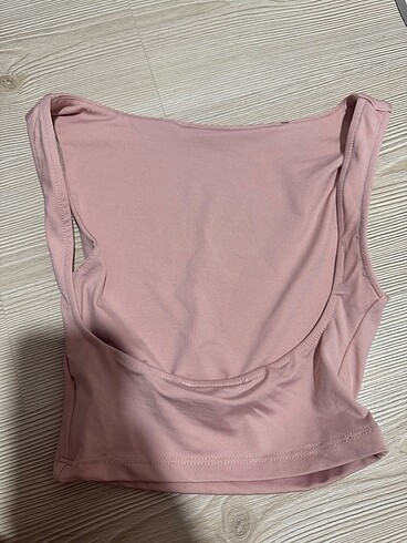 Bershka pembe crop