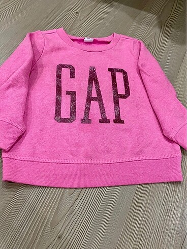 GAP içi tüylü sweatshirt 2 yaş