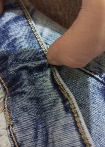 Gri Mavi Elastik Kadın Denim Pantolon - Görsel 2