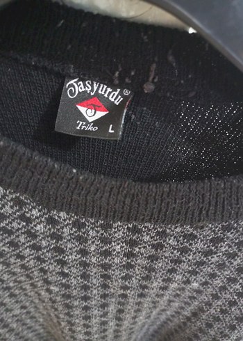 Gri Örgü Erkek Uzun Kollu Kazak - Görsel 2