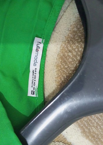 Yeşil Straplez Uzun Bohem Elbise - Görsel 2