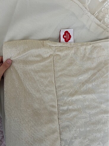  Beden altın Renk Cotton Box yatak örtüsü