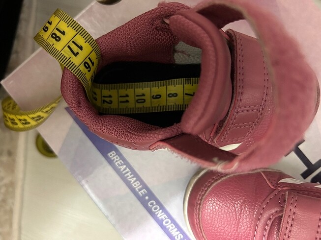 20 Beden pembe Renk Adidas kız bebek spor ayakkabı
