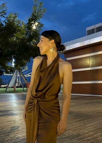 Kadın Parlak davet düğün elbisesi - Görsel 5