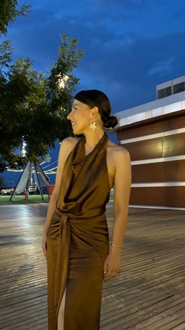 Kadın Parlak davet düğün elbisesi - Görsel 5