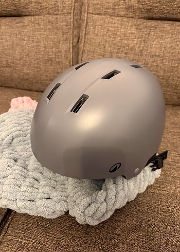 Kayak Kaski
 kılıfı örgü pembe gri bere - Görsel 2