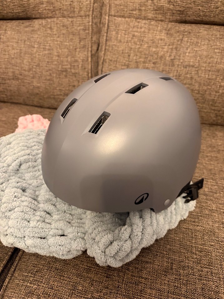 Kayak Kaski
 kılıfı örgü pembe gri bere - Görsel 2