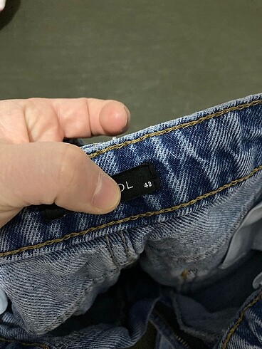 40 Beden mavi Renk Kot pantolon