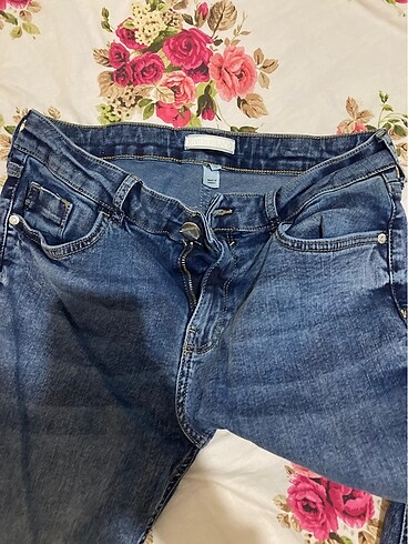 30 Beden mavi Renk Kot pantolon