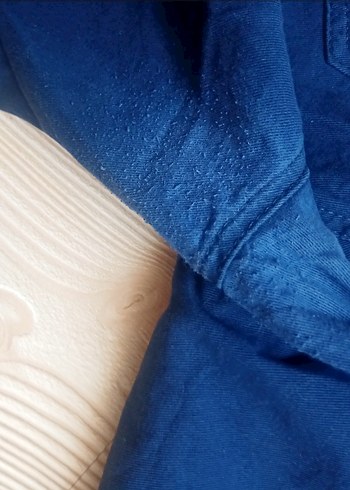 44 Beden mavi Renk Erkek Koyu Mavi Denim Mini Şort