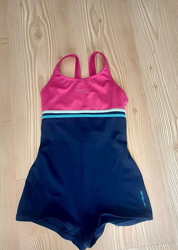 Kız Çocuk Pembe Lacivert Spor Mayo