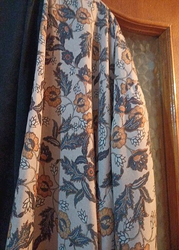 Bohem Gri Uzun Kimono Püsküllü - Görsel 6