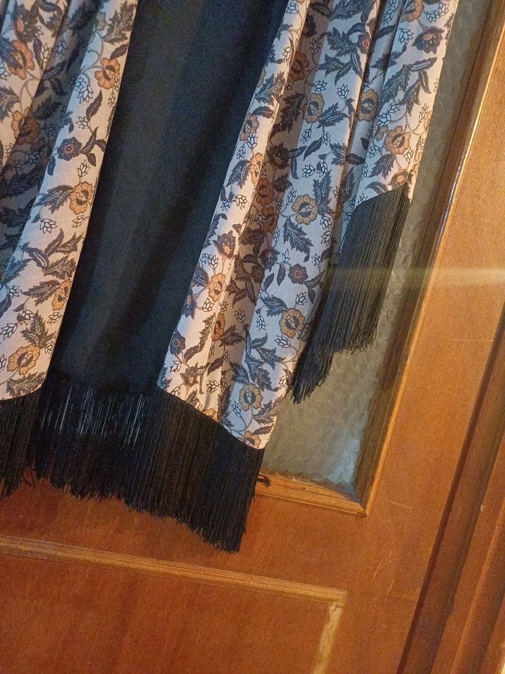 Bohem Gri Uzun Kimono Püsküllü - Görsel 4