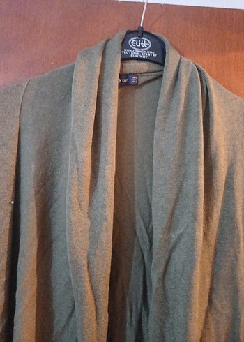 Kadın Salaş Midi Keten Hırka - Görsel 2