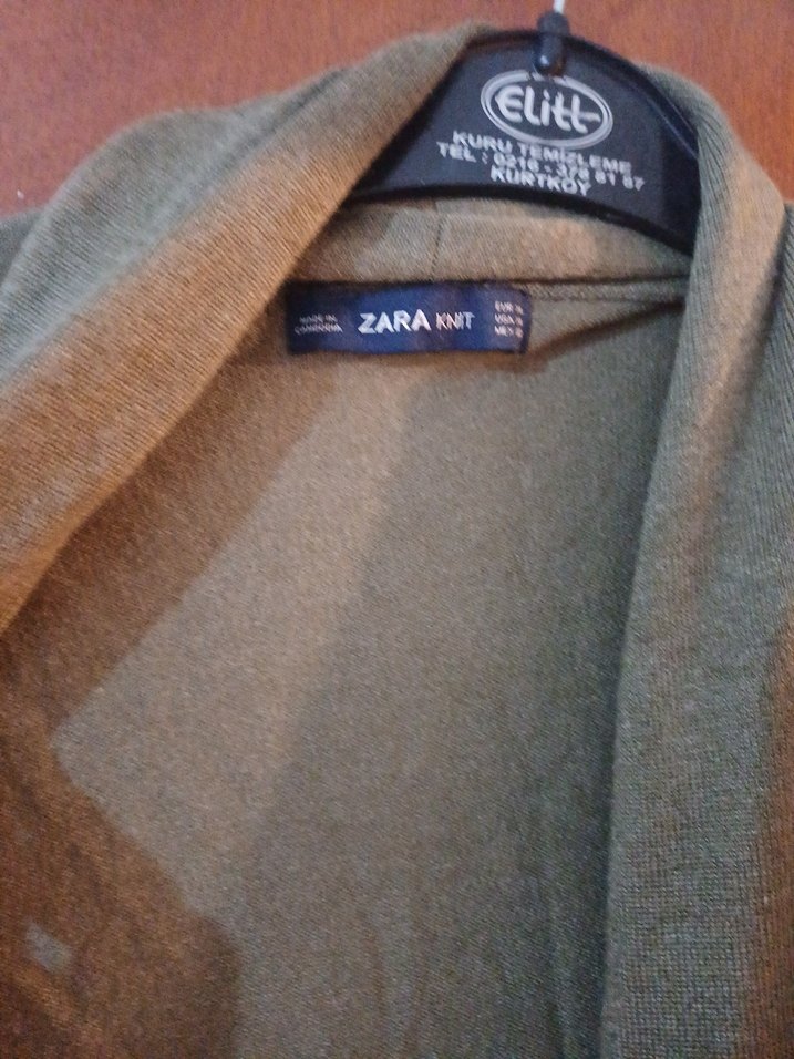 Kadın Salaş Midi Keten Hırka - Görsel 3