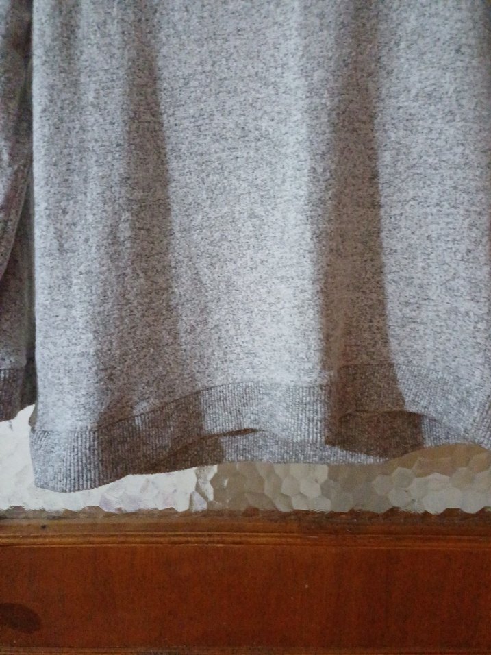 Gri Uzun Kollu Triko Kadın Kazak - Görsel 5