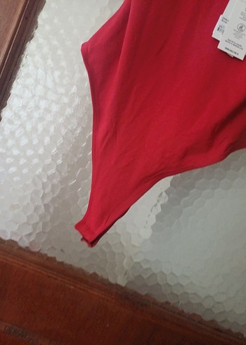 Kırmızı Midi Kadın Mayo - Görsel 5