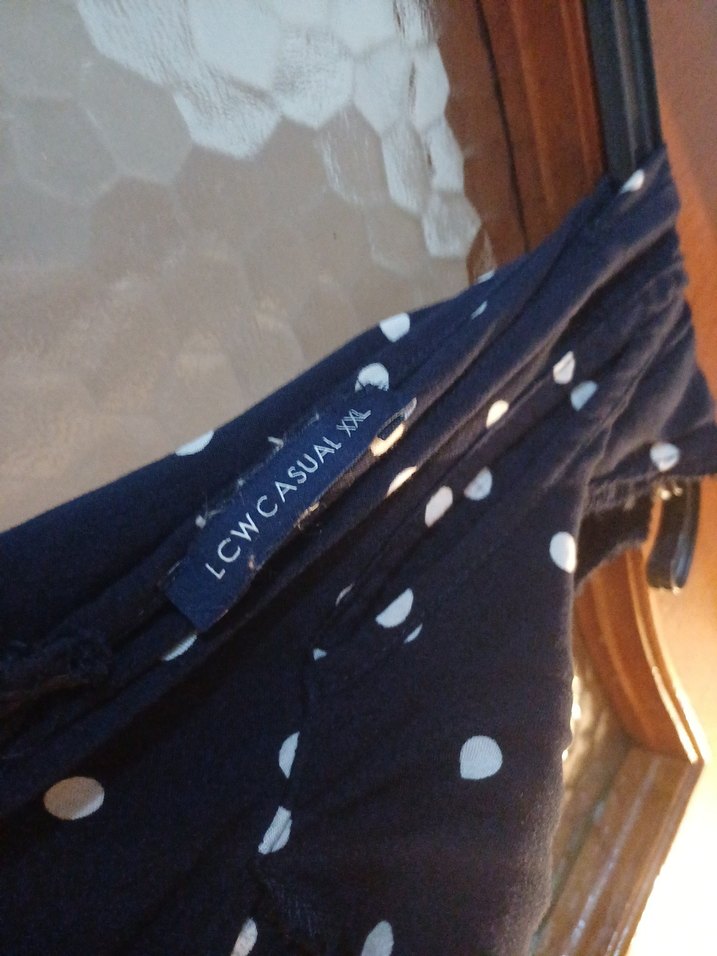 Lacivert Puantiyeli Tulum - Görsel 4