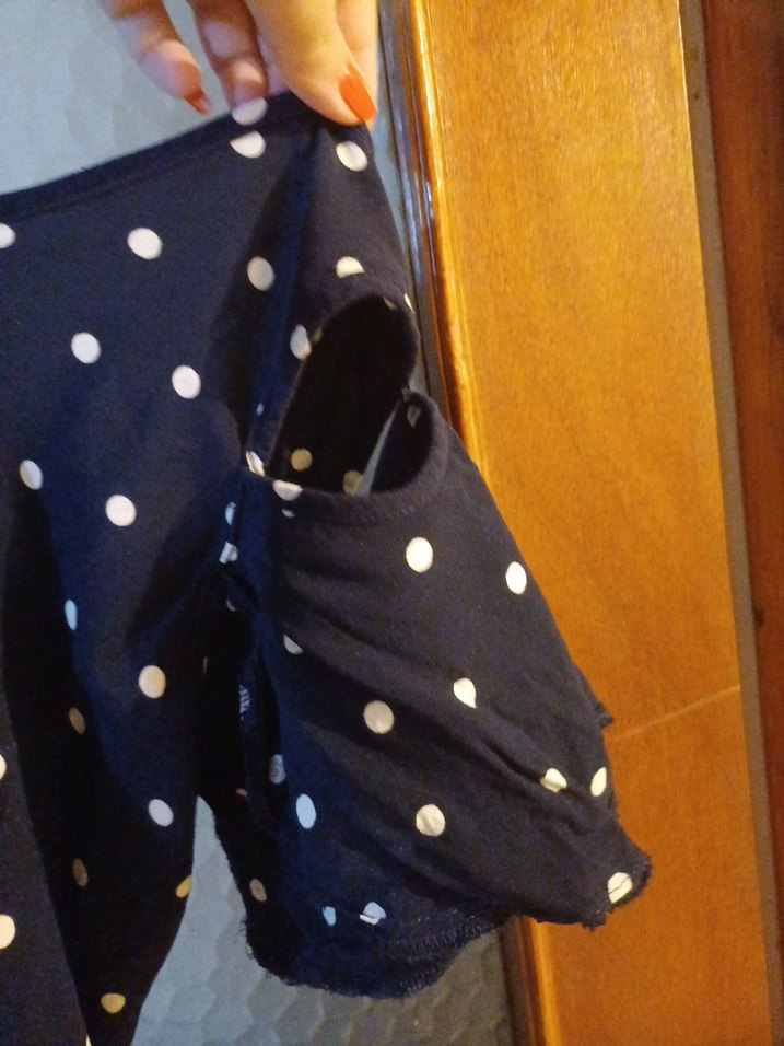 Lacivert Puantiyeli Tulum - Görsel 5