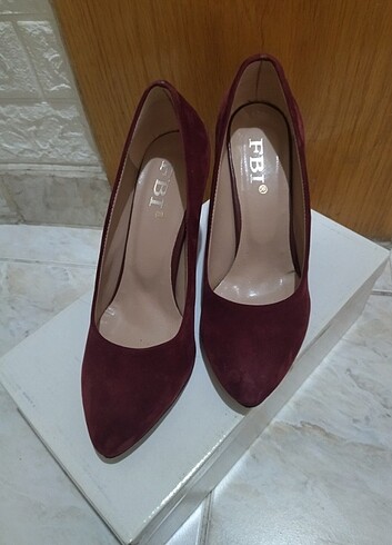 38 Beden Süet Stiletto