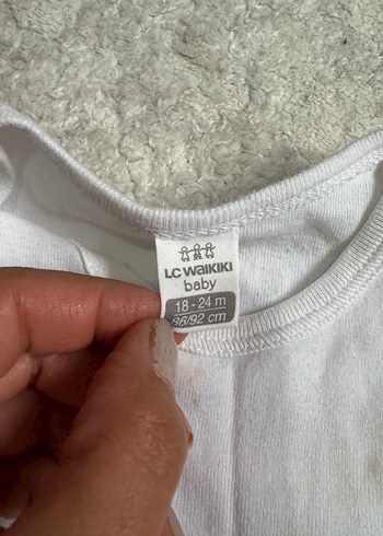 HelloBaby Bebek Erkek Pamuklu Uzun Kollu Beyaz Body