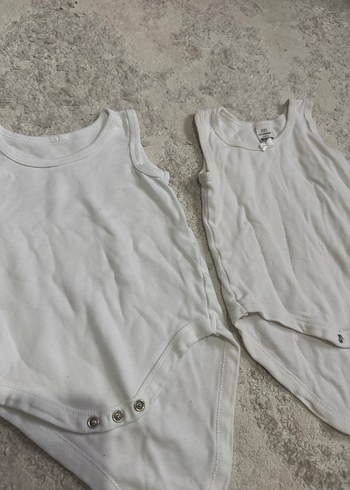 Bebek Beyaz Atlet Body - Görsel 5